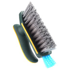 CouldNook Crevice Cleaning Brush - Angled Bristles and Built-In Squeegee