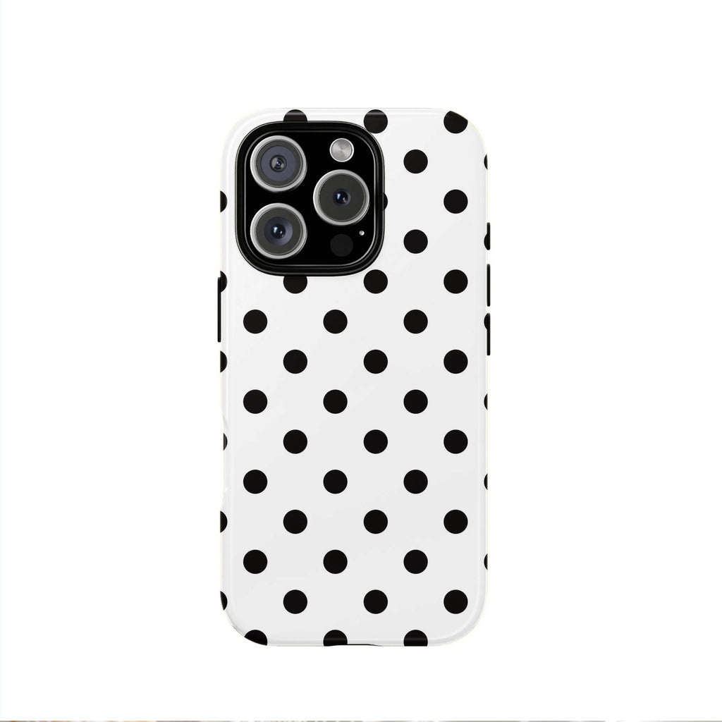 CouldNook iPhone 17 Series 2-in-1 Polka Dot Phone Case - Graphic Color Cover