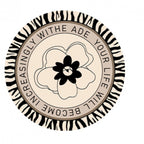 CouldNook Printed Round Coaster - Absorbent Pattern Size Choices