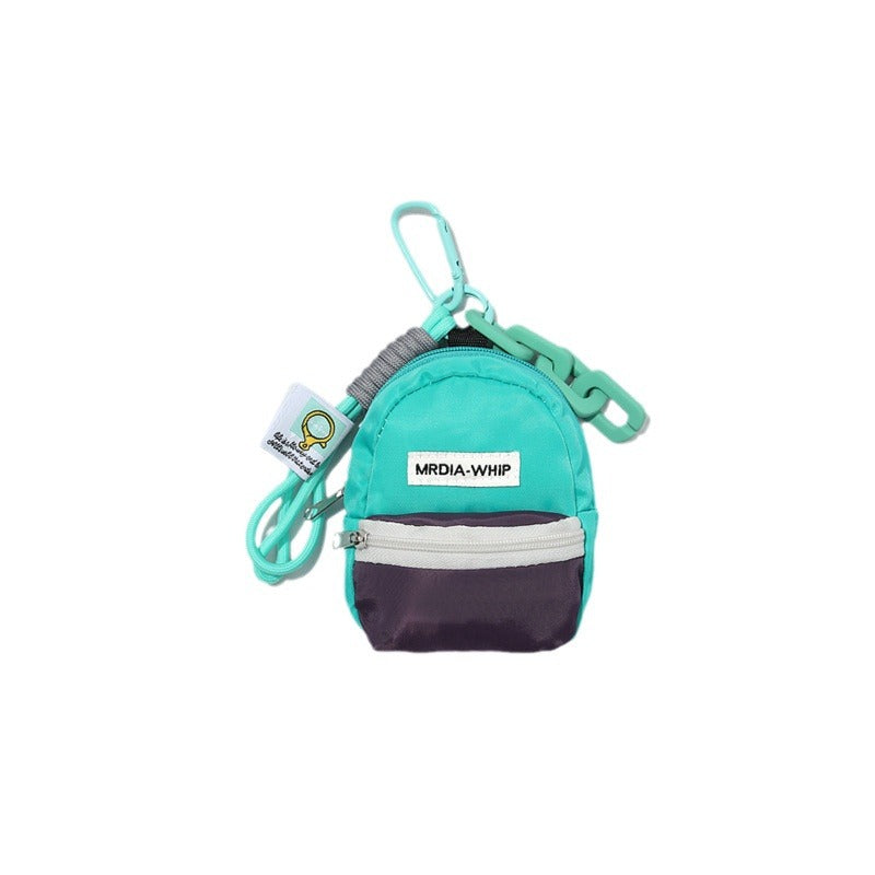 CouldNook Mini Coin Pouch Charm - Colorful Shapes And Clip Attachment