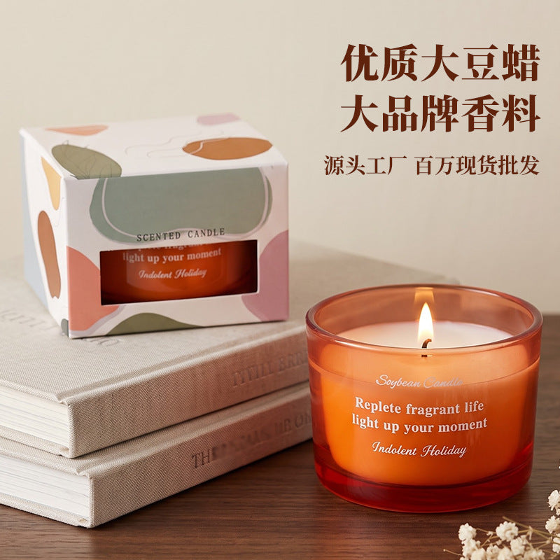 CouldNook Scented Jar Candle - Amber Vessel and Five Fragrance Choices