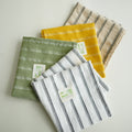 CouldNook Striped Kitchen Cloth - Hanging Loop And Sewn Label