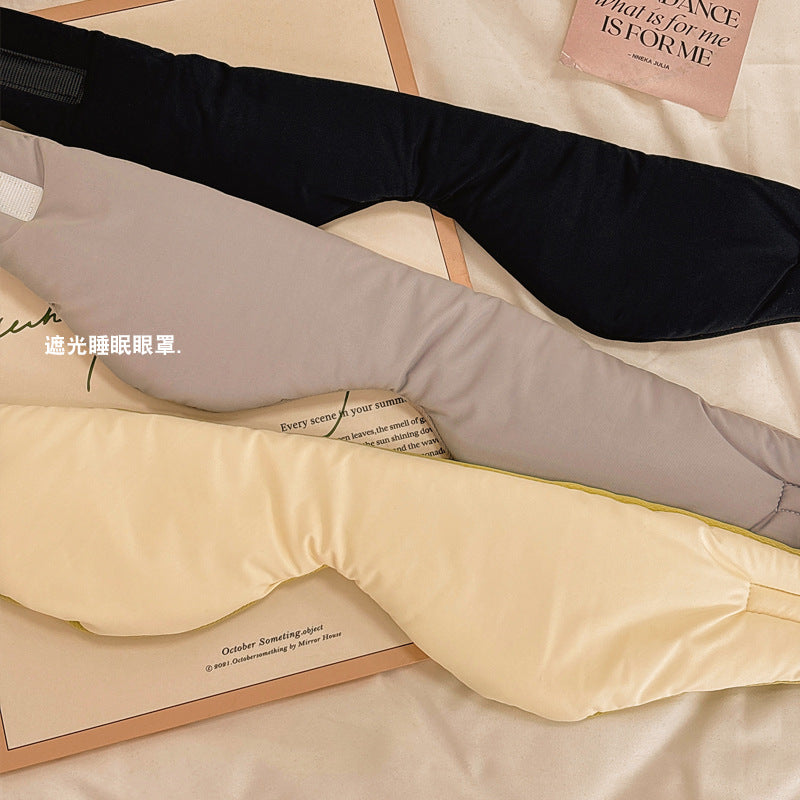 CouldNook Wraparound Sleep Mask - Broad Cotton Front And Adjustable Fastening