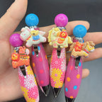CouldNook Horse Ballpoint Pen - Dotted Barrel And Raised Pony Accent