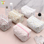 CouldNook Zippered Cosmetic Bag - Assorted Textures and Printed Styles