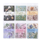 CouldNook Botanical Collage Paper - Embossed Details And Coordinated Floral Prints