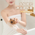 CouldNook Capybara Bath Sponge - Rounded Face and Raised Ears
