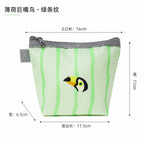 CouldNook Animal Cosmetic Pouch - Graphic Patterns And Small Character Motifs