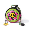 CouldNook Smiley Flower Coin Pouch - Bright Face And Cord Strap