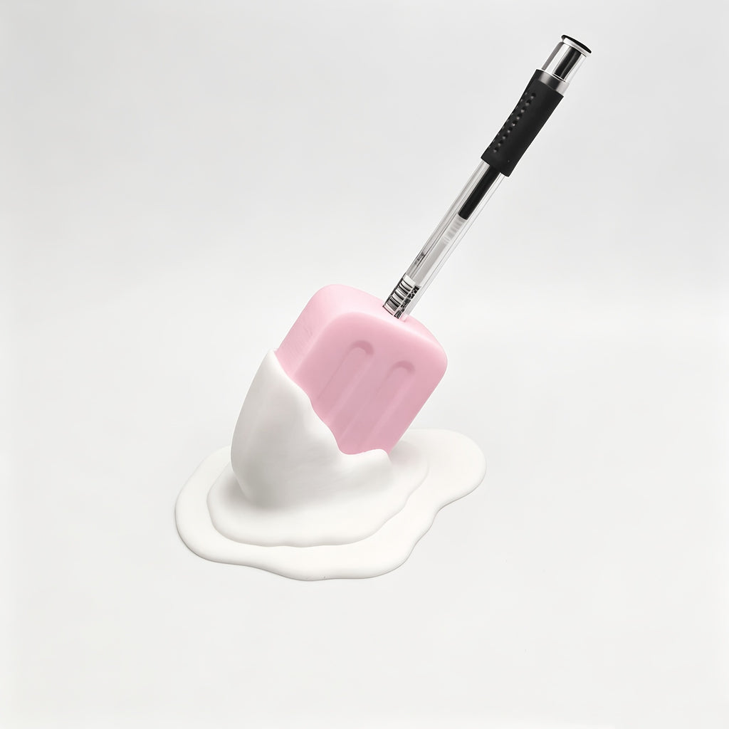 CouldNook Ice Pop Pen Holder - Tilted Shape And Puddle Base