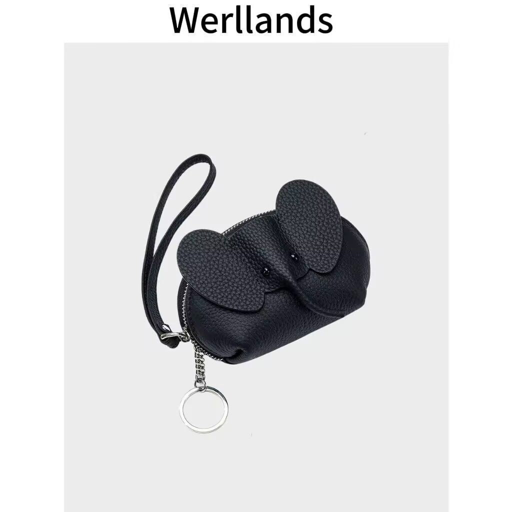 CouldNook Elephant Coin Pouch - Raised Ears And Wrist Strap
