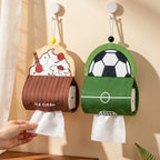 CouldNook Hanging Tissue Pouch - Soccer Or Dessert Design