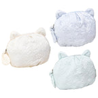 CouldNook Floral Cosmetic Pouch - Textured Blossoms And Cat Ear Details