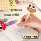 CouldNook Character Gel Pen - Expressive Topper And Segmented Grip