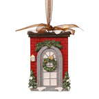 CouldNook Christmas Resin Ornament - Sculpted Scenes and Ribbon Loops
