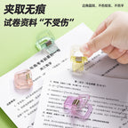 CouldNook Paper Clip Set - Translucent Bodies And Folding Square Handles