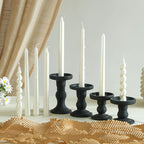Pearl Elegance Taper Candle Set - Luxury Long Stem Candles for Weddings & Events