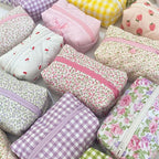 CouldNook Zippered Cosmetic Bag - Assorted Textures and Printed Styles