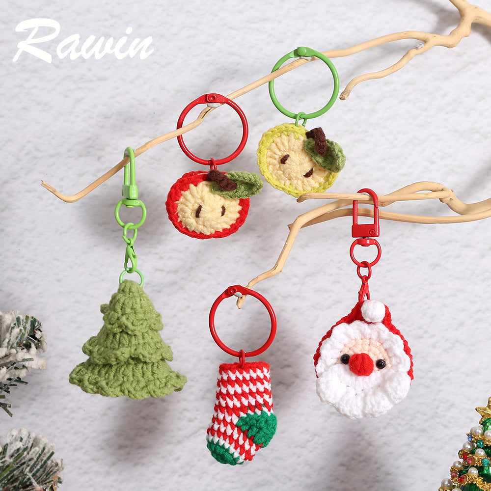CouldNook Crochet Christmas Charm - Textured Shapes And Hanging Attachments