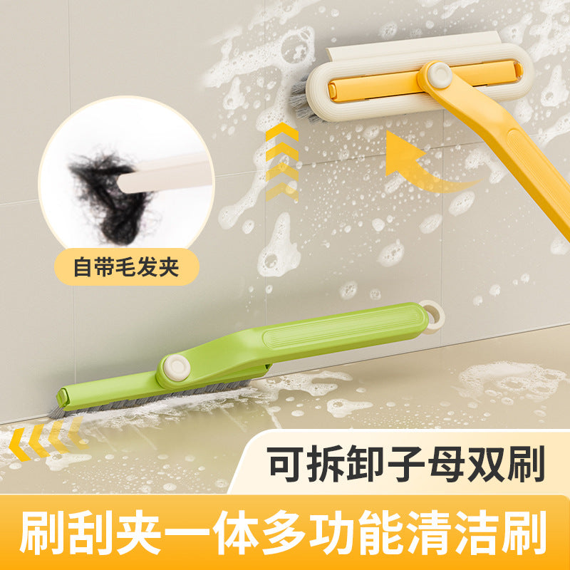 CouldNook Crevice Cleaning Brush - Rotating Head And Concealed Tweezer