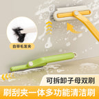 CouldNook Crevice Cleaning Brush - Rotating Head And Concealed Tweezer