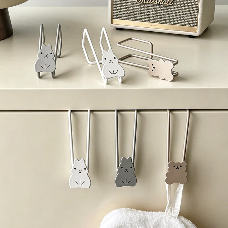 CouldNook Animal Over-Door Hook - Wire Frame and Character Front