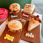 CouldNook Food Character Notebook - Plush Topper And Raised Word Patch