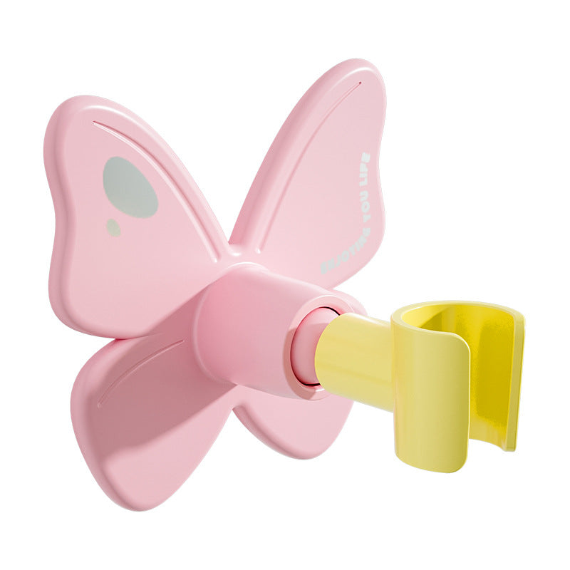 CouldNook Butterfly Shower Head Holder - Adjustable Cradle and Winged Backplate