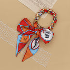 CouldNook Bow Scarf Phone Wrist Strap - Rose Pattern Loop