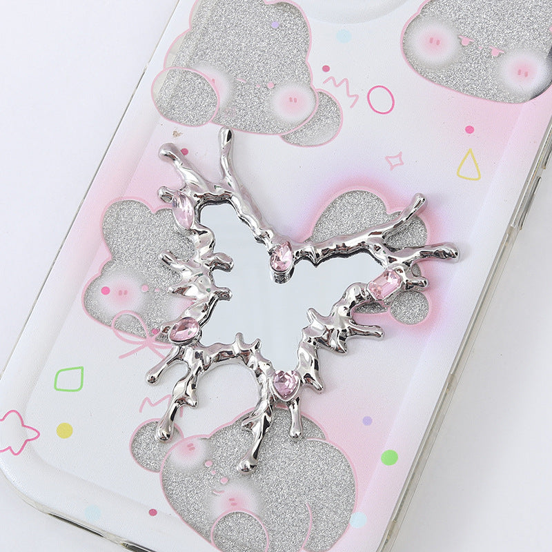 CouldNook Decorative Mirror Accessory - Sculpted Outlines And Ornamental Border Designs
