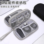 CouldNook Cable Organizer Pouch - Mesh Pockets And Wrist Loop