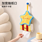 CouldNook Sea Creature Hanging Tissue Holder - Plush Topper and Striped Body
