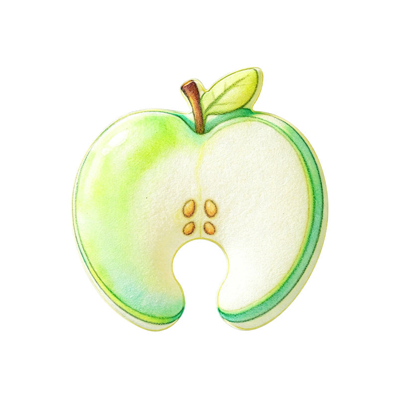 CouldNook Fruit Dish Sponge - Printed Slice Face And Wavy Reverse