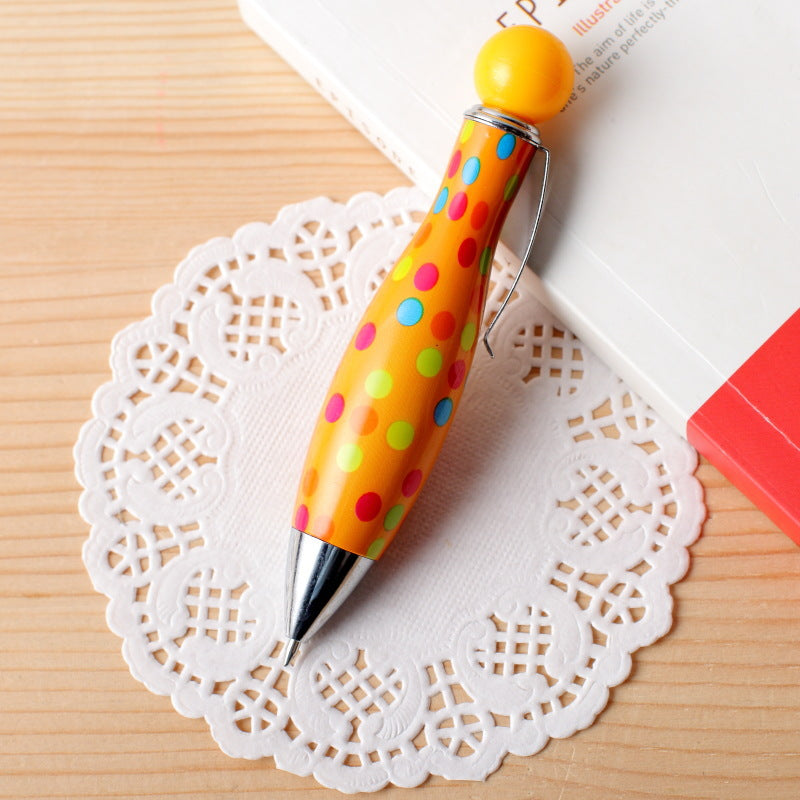 CouldNook Bowling Pin Ballpoint Pen - Patterned Barrel And Round Top