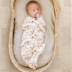 CouldNook Crinkled Gauze Swaddle - Double Layers And Stitched Edges