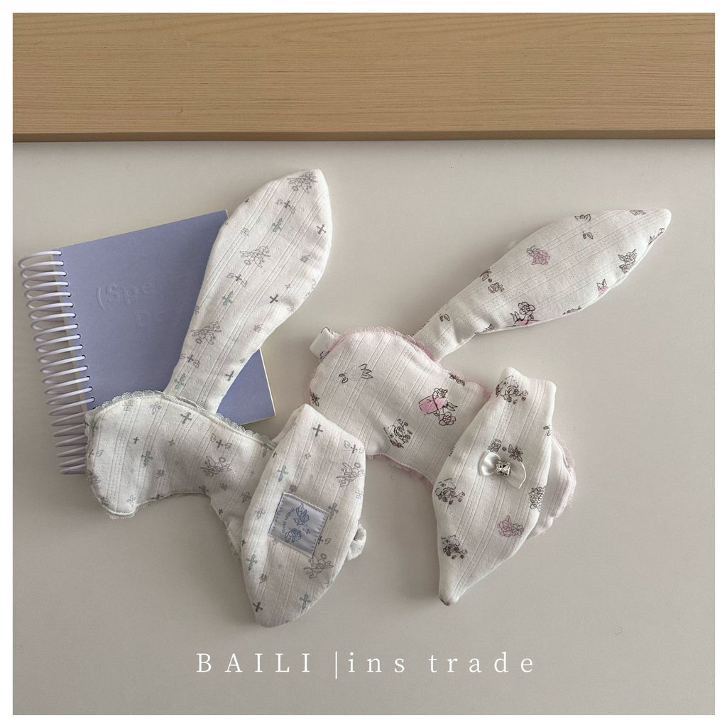 CouldNook Animal Sleep Mask - Printed Cotton And Decorative Ear Shapes