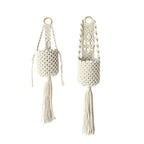 CouldNook Cotton Wall Storage Pocket - Knotted Detail and Long Tassel