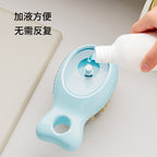 CouldNook Fish Kitchen Cleaning Brush - Press Button And Liquid Reservoir