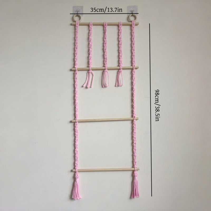 CouldNook Macrame Storage Hammock - Wall Organizer Decor