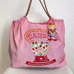 CouldNook Candy Embrodiery Shopping Bag - Everyday Market Accent
