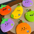 CouldNook Fruit Coin Purse - Plush Characters And Embroidered Expressions