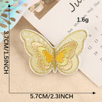 CouldNook Butterfly Embroidered Patch - Colorful Wing Pattern Options