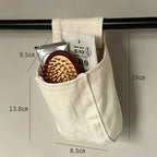 CouldNook Hanging Storage Pocket - Cotton Blend Fabric And Snap Flap