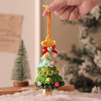 CouldNook Crocheted Christmas Tree Ornament - Layered Branches And Hanging Bell