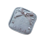 CouldNook Bow Jewelry Case - Ribbon Border And Inner Fastenings