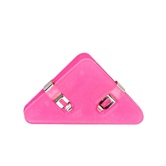 CouldNook Paper Corner Clip - Triangular Shape And Rounded Colored Panels