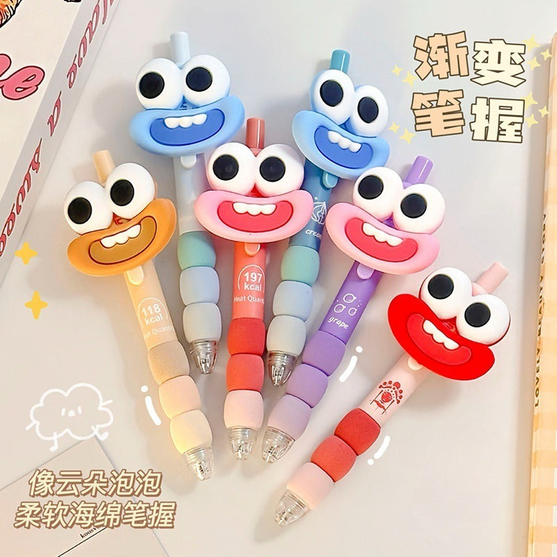 CouldNook Character Gel Pen - Expressive Topper And Segmented Grip