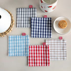 CouldNook Gingham Coaster - Classic Plaid Drink Mat