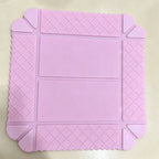 CouldNook Folding Silicone Trivet - Magnetic Storage and Diamond Border