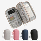 CouldNook Cable Organizer Pouch - Mesh Pockets And Wrist Loop